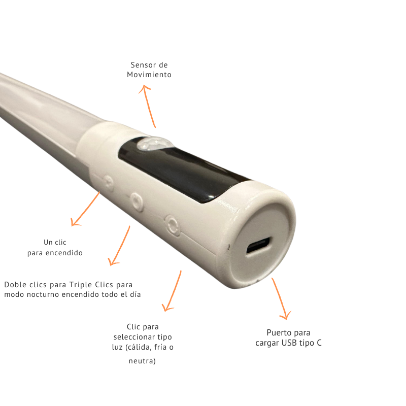 Luz led para alacenas y detector de movimiento
