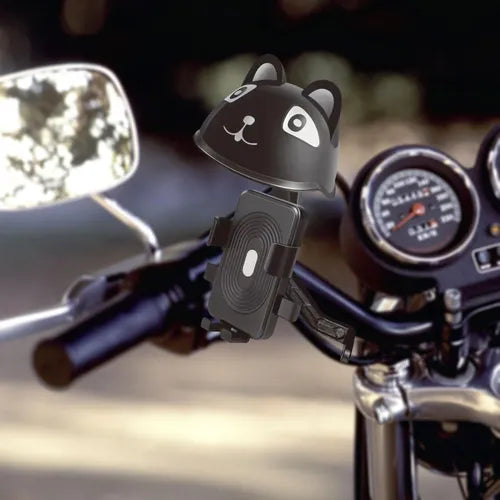 Soporte de celular p/moto casco de gato