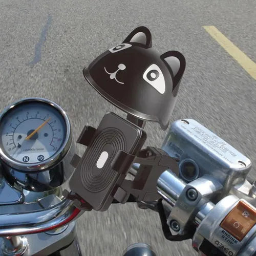 Soporte de celular p/moto casco de gato